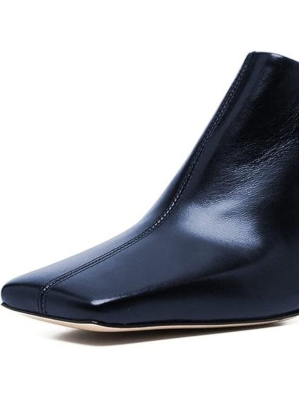 Women Mules Slip On High Heel Mule Dark Blue Size 8 FSJ - Picture 11 of 12
